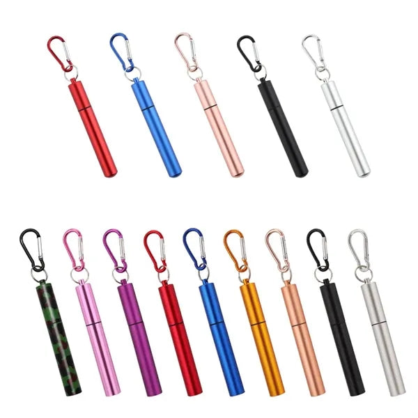 Folding Straw Keychain