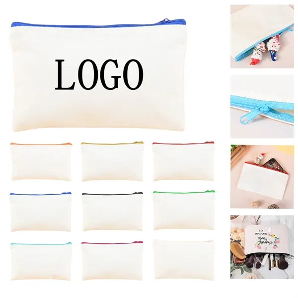 Eco Friendly Canvas Zipper Bag