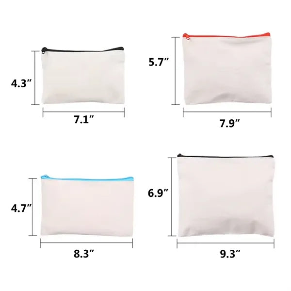 Eco Friendly Canvas Zipper Bag