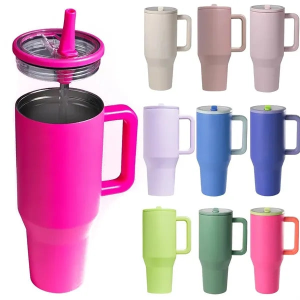 40oz Tumbler Double Wall Vacuum Insulated Water Bottle