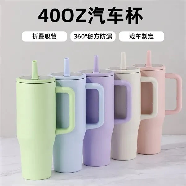 40oz Tumbler Double Wall Vacuum Insulated Water Bottle