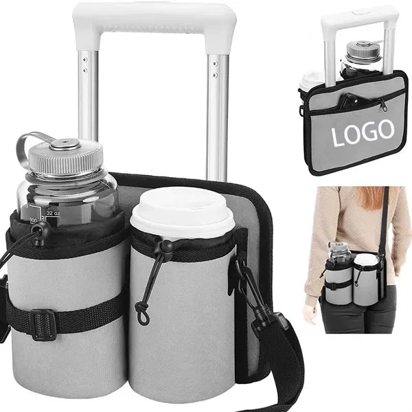 Luggage Cup Holder Travel Bag with Shoulder Strap