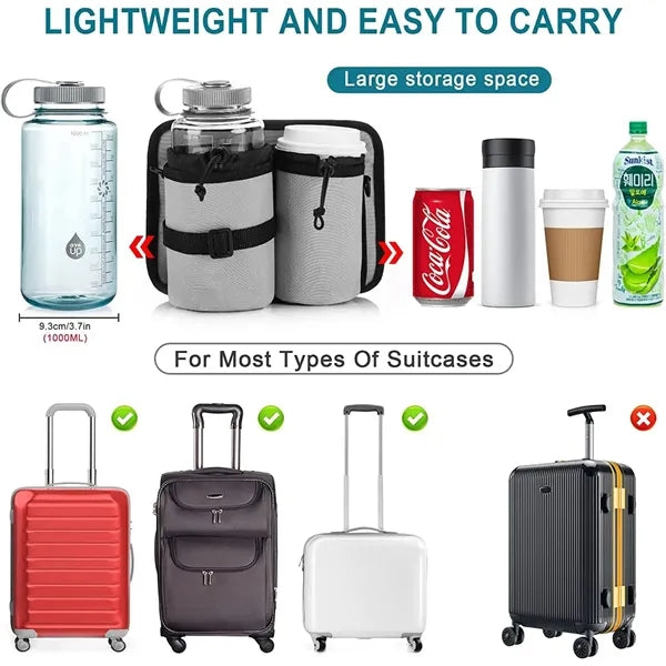 Luggage Cup Holder Travel Bag with Shoulder Strap