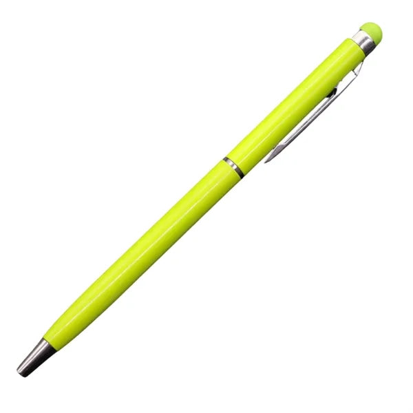 Ergonomic Metal Ballpoint Stylus Pen