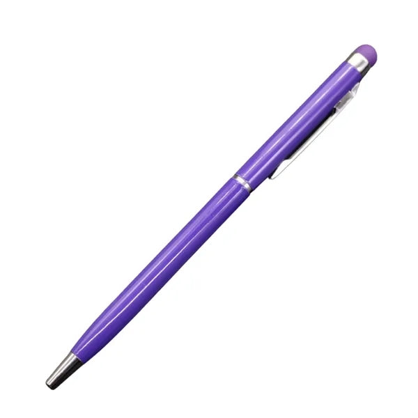 Ergonomic Metal Ballpoint Stylus Pen