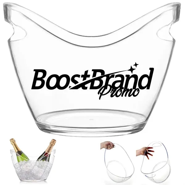 Acrylic Champagne Ice Bucket 4L for Parties