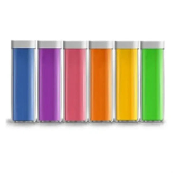 Portable Lipstick Power Bank 2600mAh with USB Ports