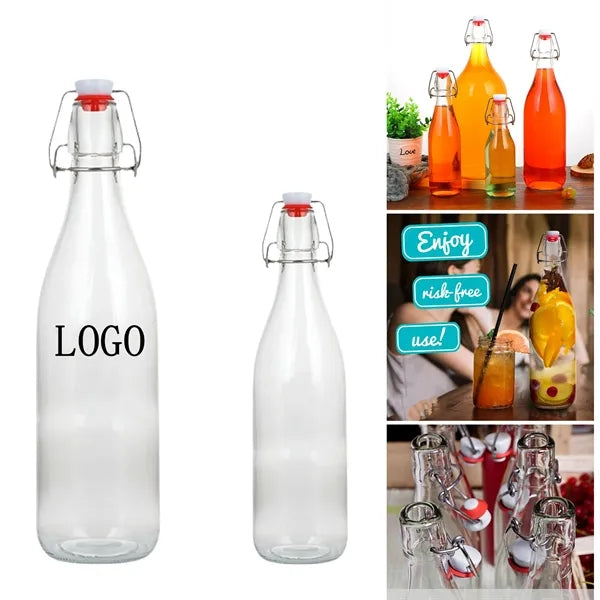 Heavy-Duty Transparent Beverage Bottle