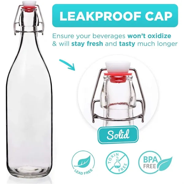 Heavy-Duty Transparent Beverage Bottle