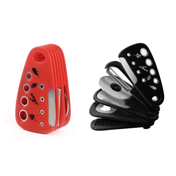 6 In 1 Multi Function Vegetable Slicer Set W/ Graters