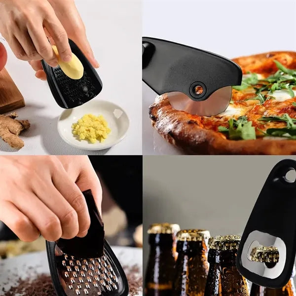 6 In 1 Multi Function Vegetable Slicer Set W/ Graters