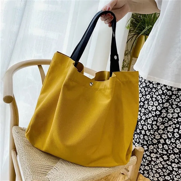 Large Canvas Tote Bag for Women Shoulder