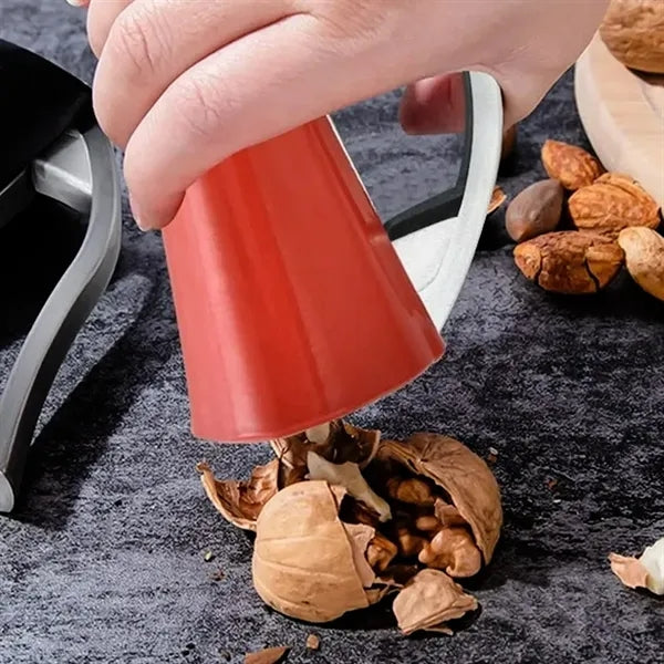 Funnel Design Nutcracker with Non Slip Grip for Nuts