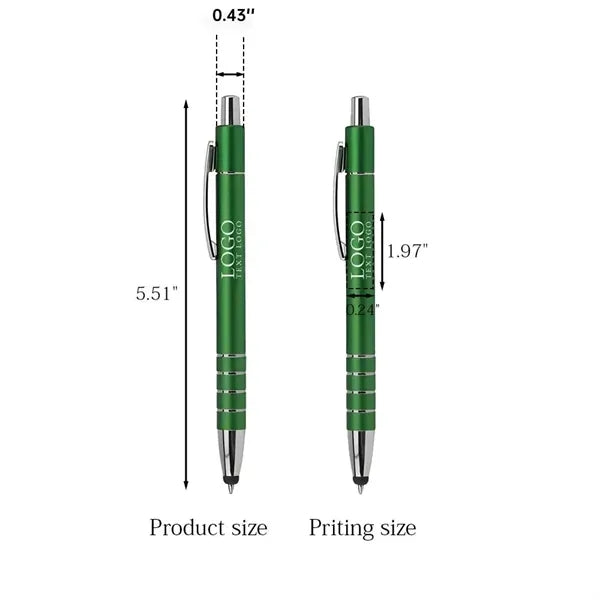 Metallic Stylus Pen With Logo