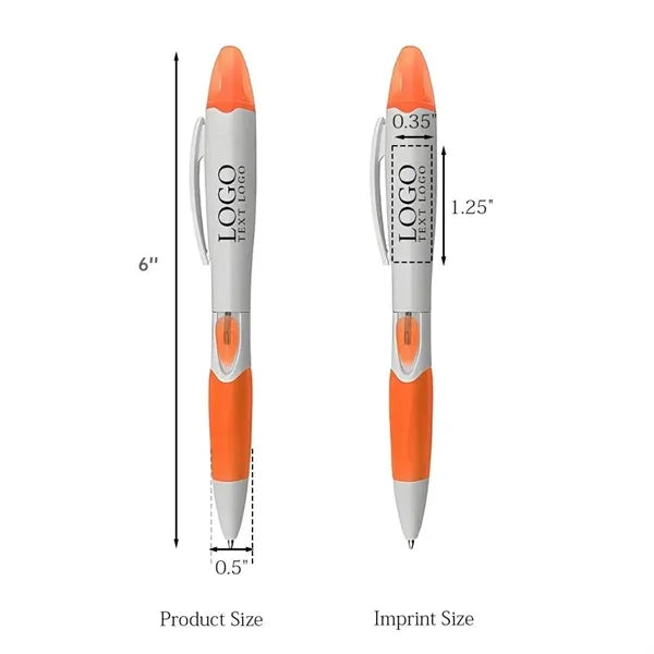 Plastic Quick Dry Gel Highlighter Pens