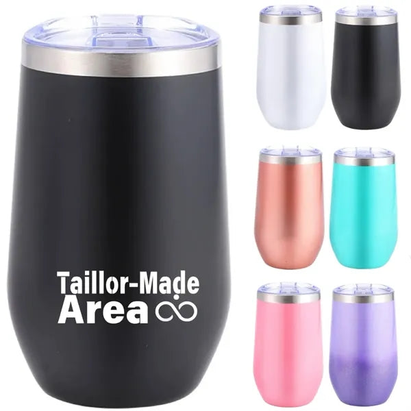 16Oz. Portable Stainless Steel Water Bottle Travel Black Mug