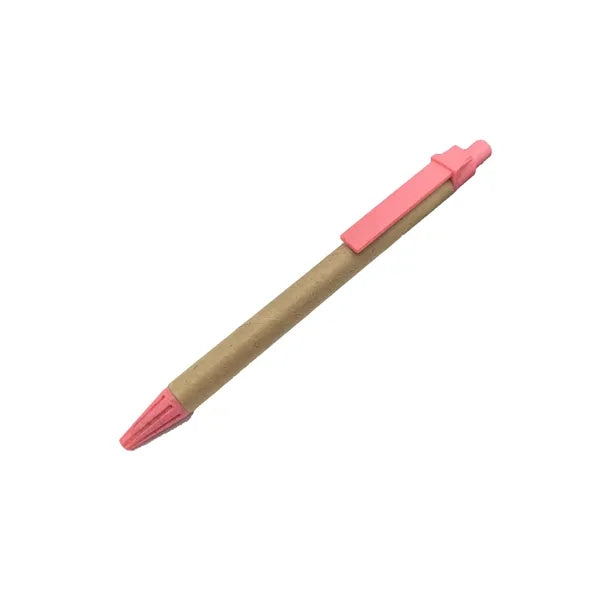 Eco-Friendly Kraft Paper Barrel & Wheat Straw Pen