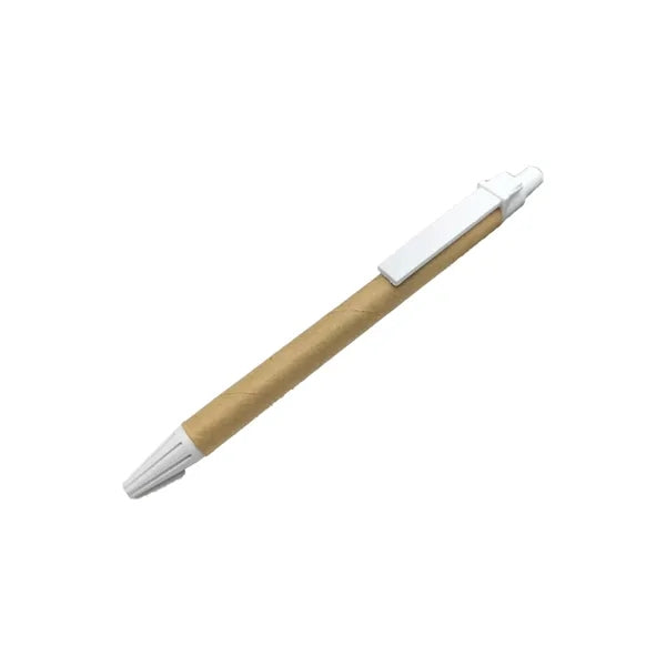 Eco-Friendly Kraft Paper Ballpoint Pen&Plastic Clip