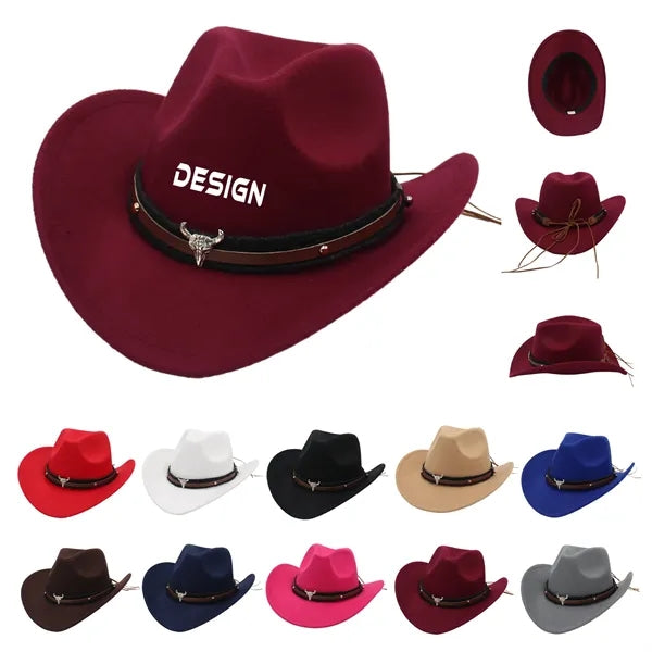 Suede Western Cowboy Hat