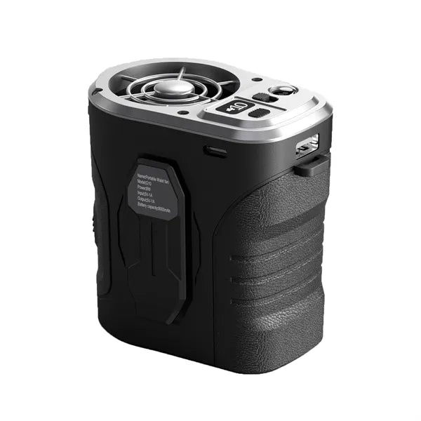 10000mAh Portable Flashlight Power Bank Mini Waist Fan