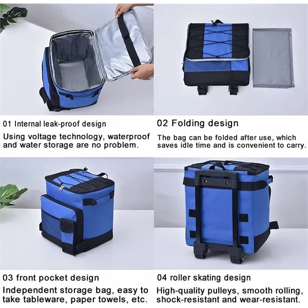 43L Wheeled Cooler