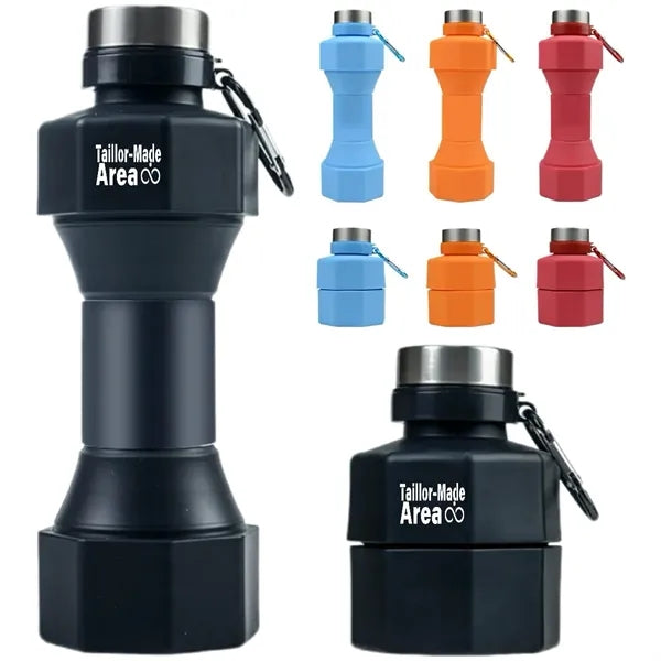22Oz. Portable Collapsible Silicone Travel Water Bottle