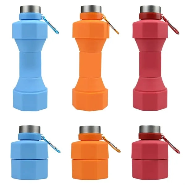 22Oz. Portable Collapsible Silicone Travel Water Bottle