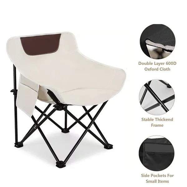 Folding Moon Chair With Portable Bag