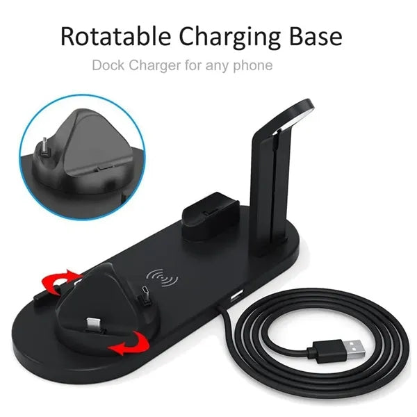 6 in 1 Charging Station for multiple devices