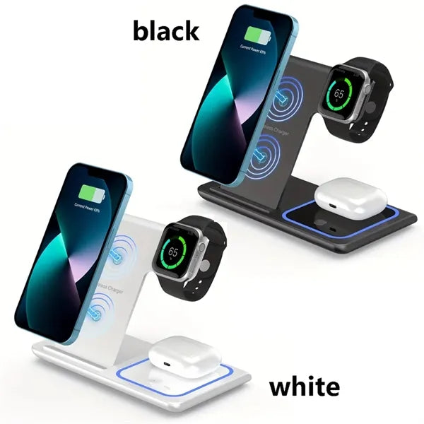 Portable Wireless 3-in-1 Charger
