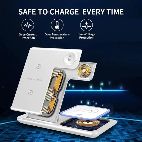 Portable Wireless 3-in-1 Charger