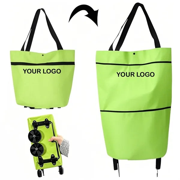 2-in-1 foldable cart with wheels