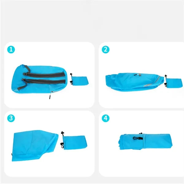 Foldable ultra-thin backpack