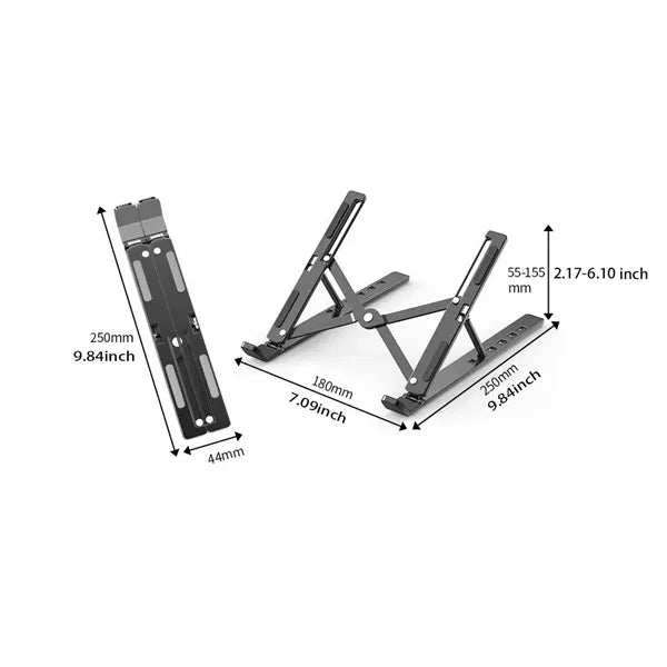 Adjustable And Foldable Laptop Stand(Aluminum)