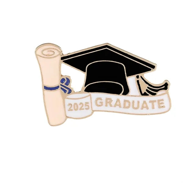 Class of 2025 Graduation Enamel Pins for School Events
