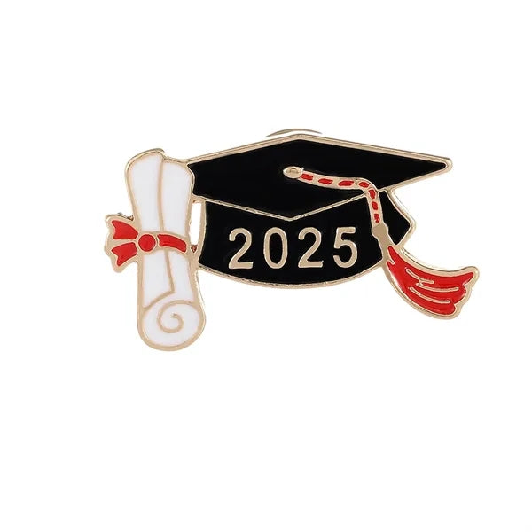 Class of 2025 Graduation Enamel Pins for School Events