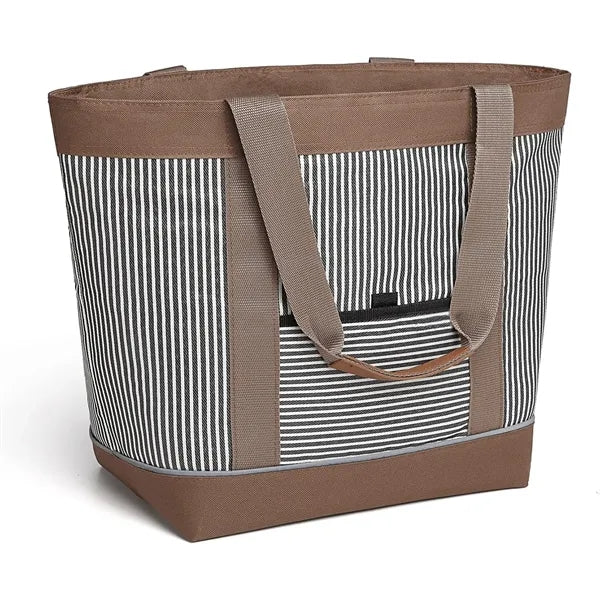 24L Large Portable Tote Cooler Bag for Picnics and Travel