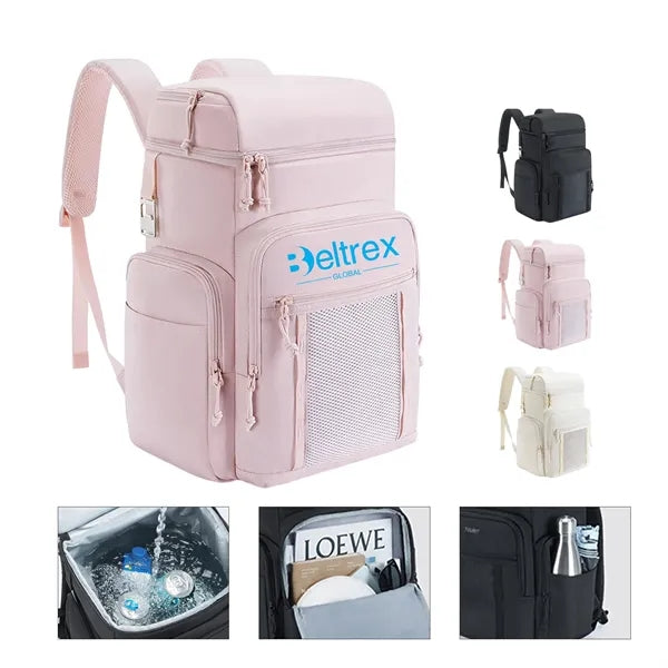 30L Leak-Proof Cooler Bag for Outdoor Events and Travel