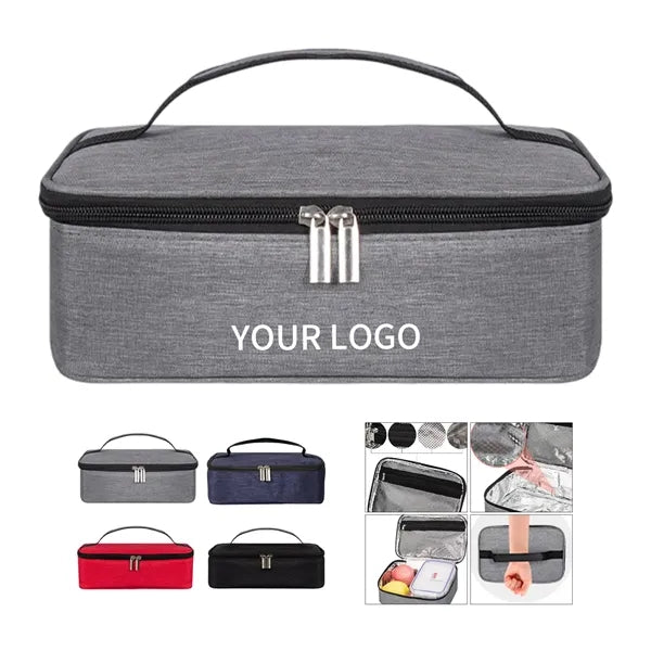 Compact Oxford Insulated Lunch Bag