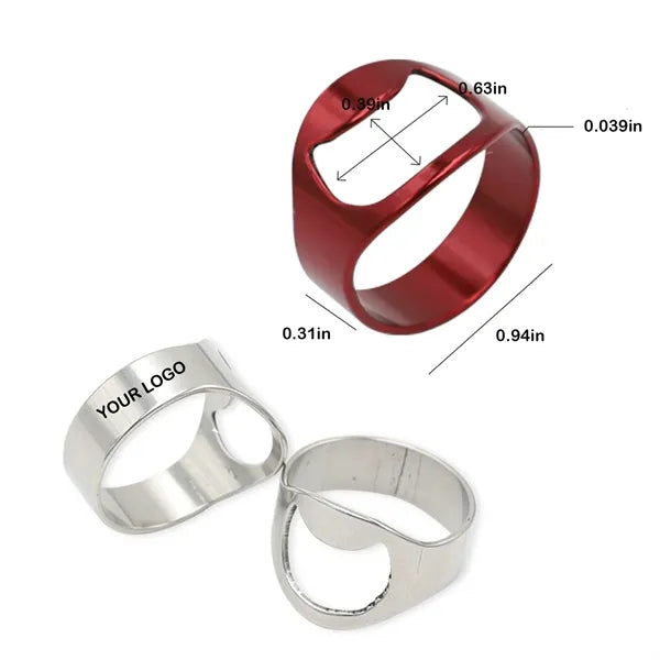 Ring Bottle Opener Stainless Steel Beer
