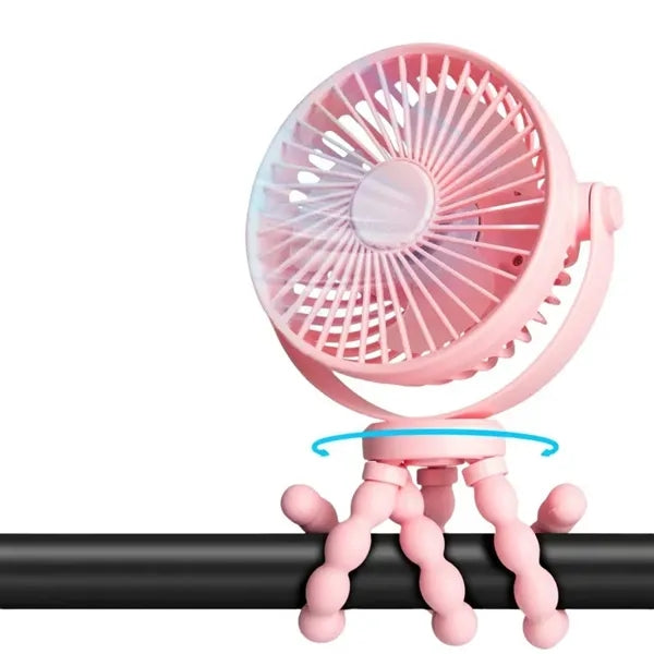 Rechargeable Mini Fan Clip
