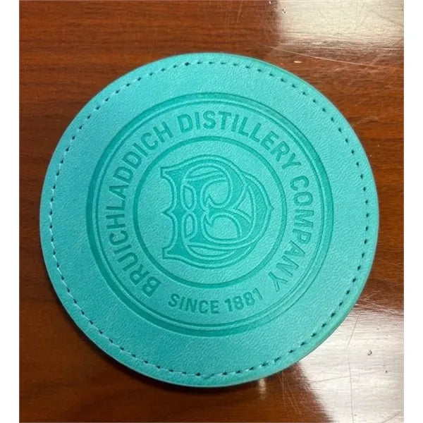 4" Round Leather Coasters