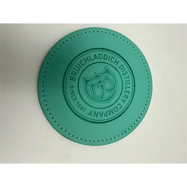 4" Round Leather Coasters