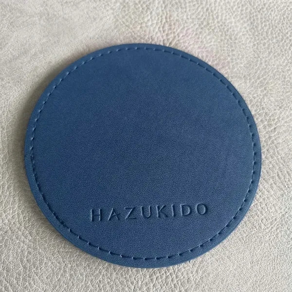 4" Round Leather Coasters