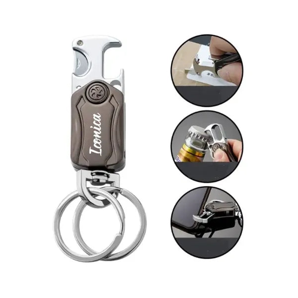 4 in 1 multifunctional keychain