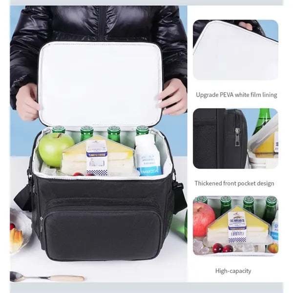 Insulated Lunch Bag with Handle and Strap