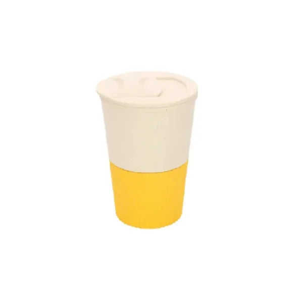Wheat Straw Coffee Mugs Cup With Lid