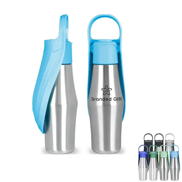 Dog Water Bottle Portable Stainless Steel Convenient