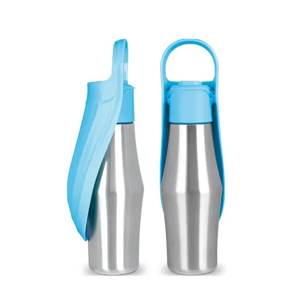 Dog Water Bottle Portable Stainless Steel Convenient