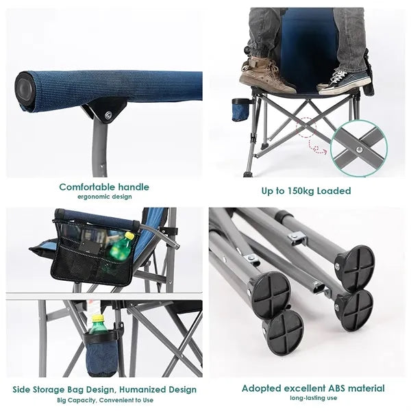 Folding Outdoor Camping Chair with carry Bag and Cup Holder